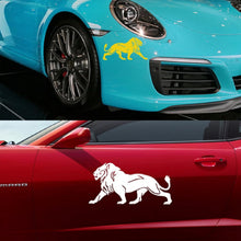 2X Mighty Lion of Judah Reflective Vinyl Car Styling Decal Stickers